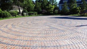 photo of Chatham Labyrinth surface on a sunny summer day